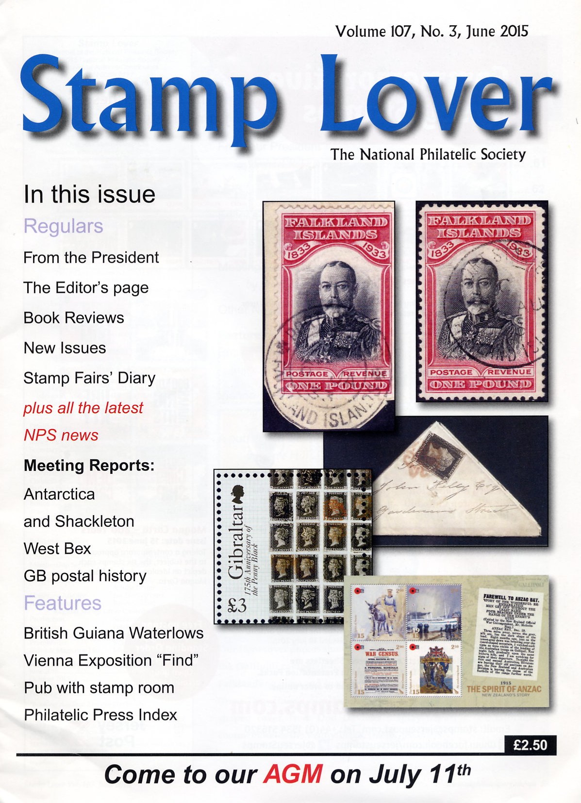 National Philatelic Society Past Issues of Stamp Lover, UK Philately